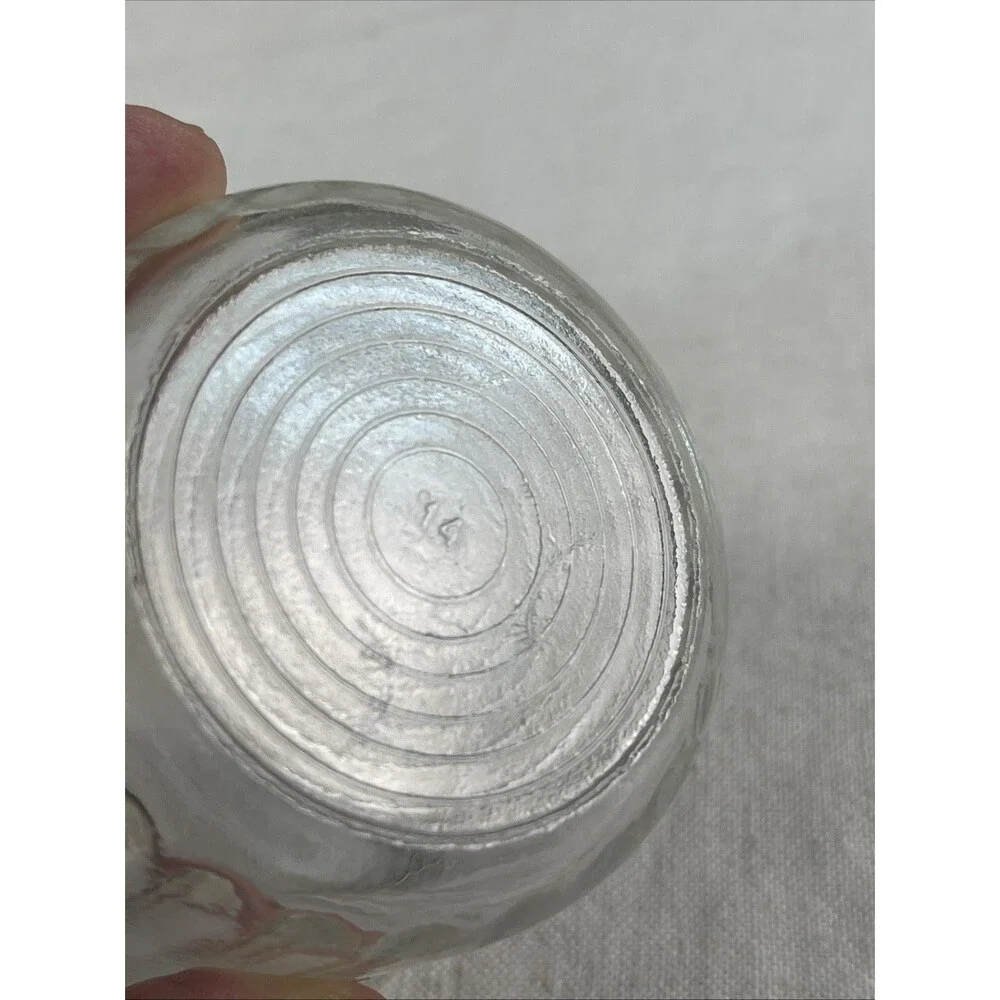 Vintage Ball Jelly Glass With Lid